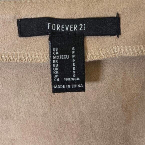 Fringed Faux Suede and Silvery Studded Mini size S - Picture 4 of 5